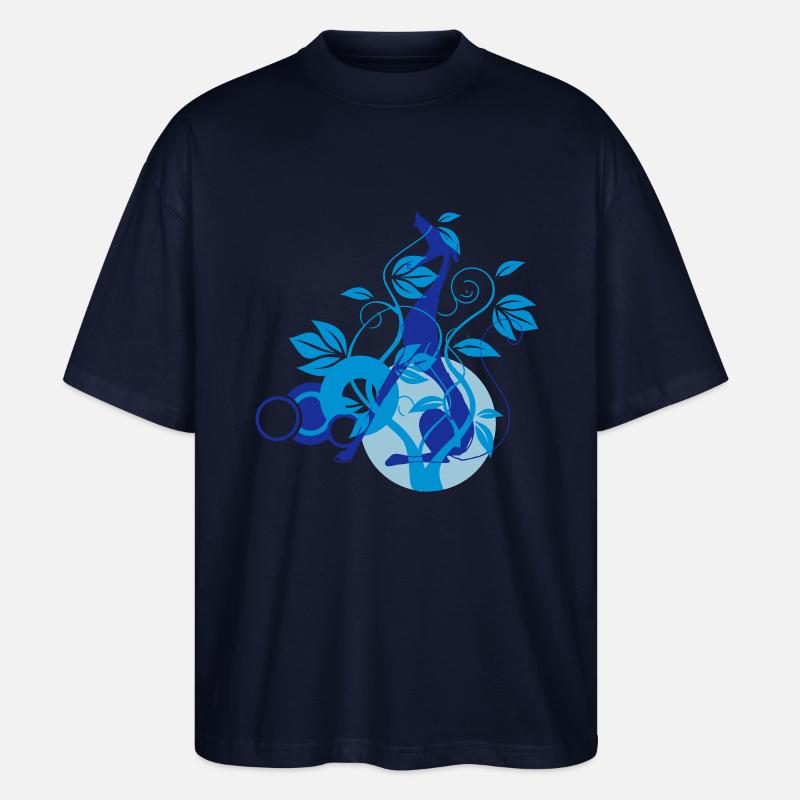 springtime - Stanley/Stella Oversized Unisex Bio T-Shirt Blaster 2.0 - Navy