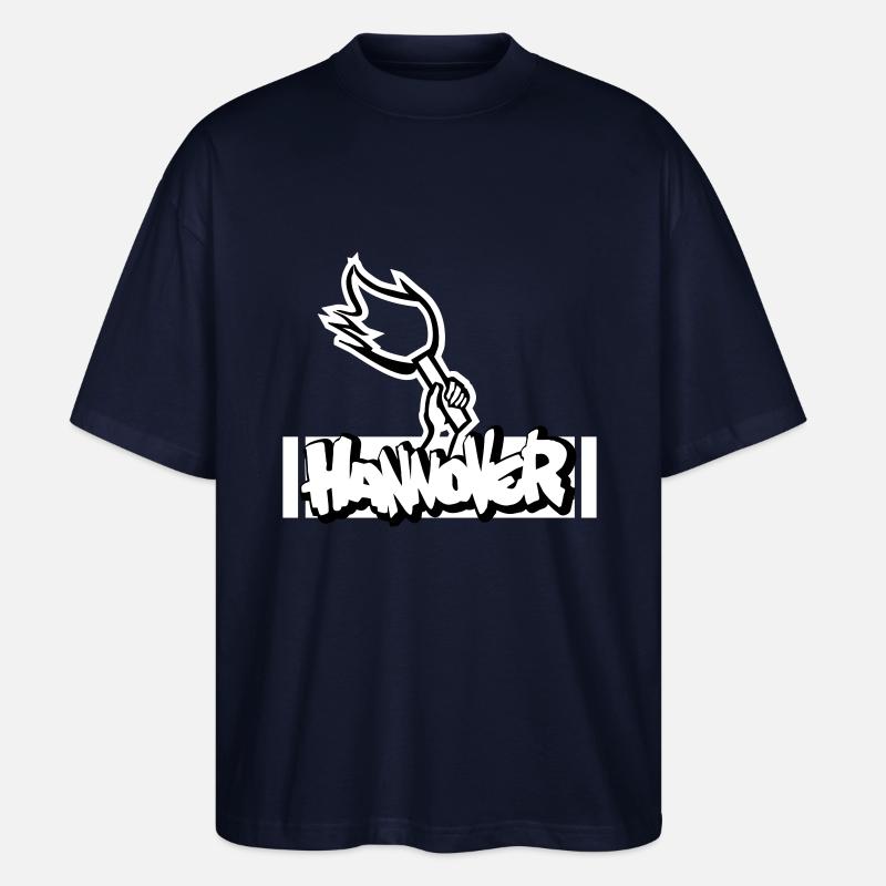Hannover - Pyro - Stanley/Stella Oversized Unisex Bio T-Shirt Blaster 2.0 - Navy