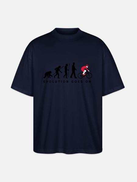 evolution_radfahrer_052012_d_3c - Stanley/Stella Oversized Unisex Bio T-Shirt Blaster 2.0 - Navy