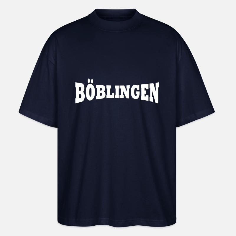 Böblingen - T-shirt bio Blaster 2.0 coupe oversize Stanley/Stella Unisexe - marine