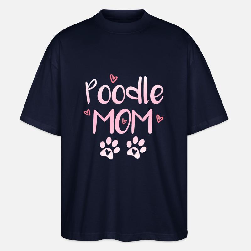 Pudel Mama - Stanley/Stella Oversized Unisex Bio T-Shirt Blaster 2.0 - Navy
