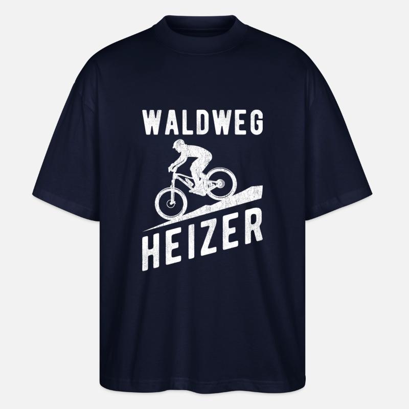 Downhill Waldweg Heizer - Stanley/Stella Oversized Unisex Bio T-Shirt Blaster 2.0 - Navy