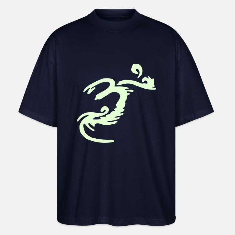 aum_fx2 - Stanley/Stella Oversized Unisex Bio T-Shirt Blaster 2.0 - Navy