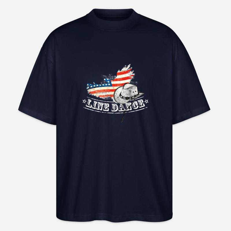 linedance - Stanley/Stella Oversized Unisex Bio T-Shirt Blaster 2.0 - Navy