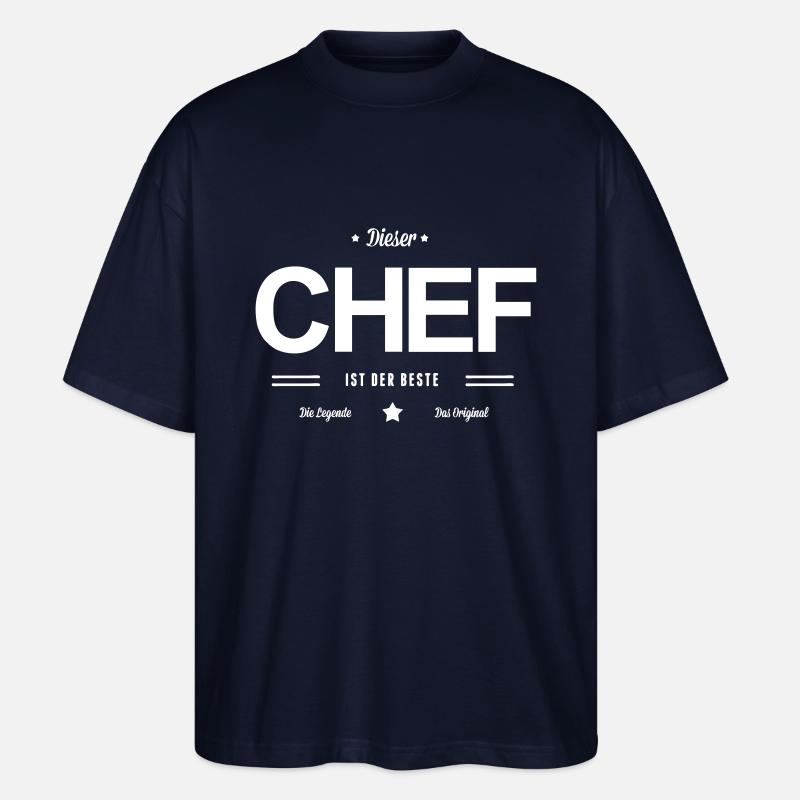 Bester Chef - Stanley/Stella Oversized Unisex Bio T-Shirt Blaster 2.0 - Navy