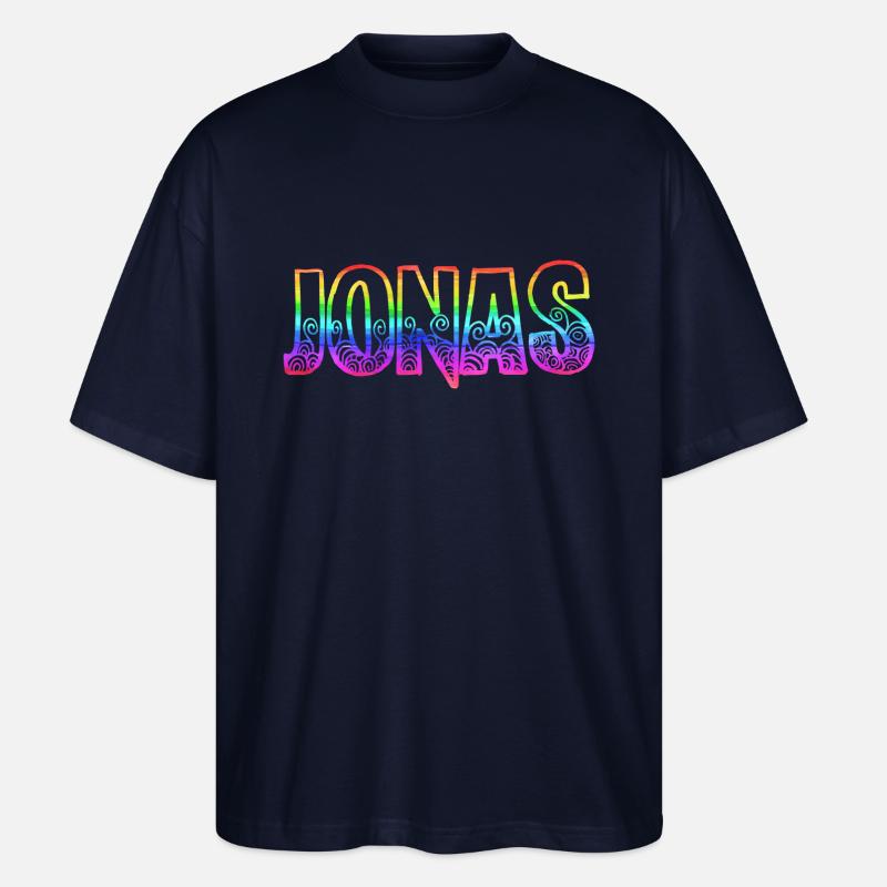 jonas rs regenbogen - Stanley/Stella Oversized Unisex Bio T-Shirt Blaster 2.0 - Navy
