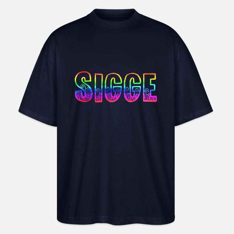 sigge rs arc-en-ciel - T-shirt bio Blaster 2.0 coupe oversize Stanley/Stella Unisexe - marine