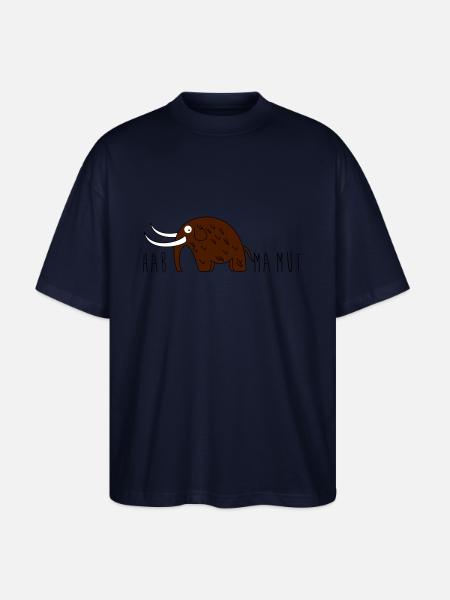 Mammut und Mut - Stanley/Stella Oversized Unisex Bio T-Shirt Blaster 2.0 - Navy