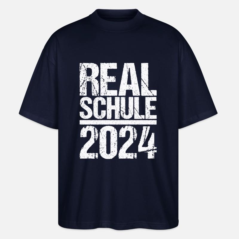 Lycée Jeunes Filles Lycée 2024 - T-shirt bio Blaster 2.0 coupe oversize Stanley/Stella Unisexe - marine