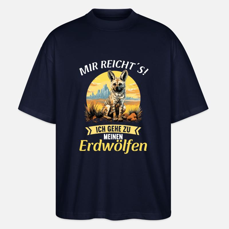 Erdwölfe Erdwolf - Stanley/Stella Oversized Unisex Bio T-Shirt Blaster 2.0 - Navy