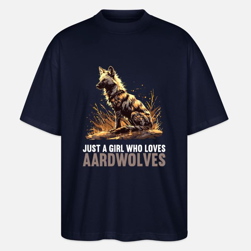 Loups d’Aardwolf - T-shirt bio Blaster 2.0 coupe oversize Stanley/Stella Unisexe - marine