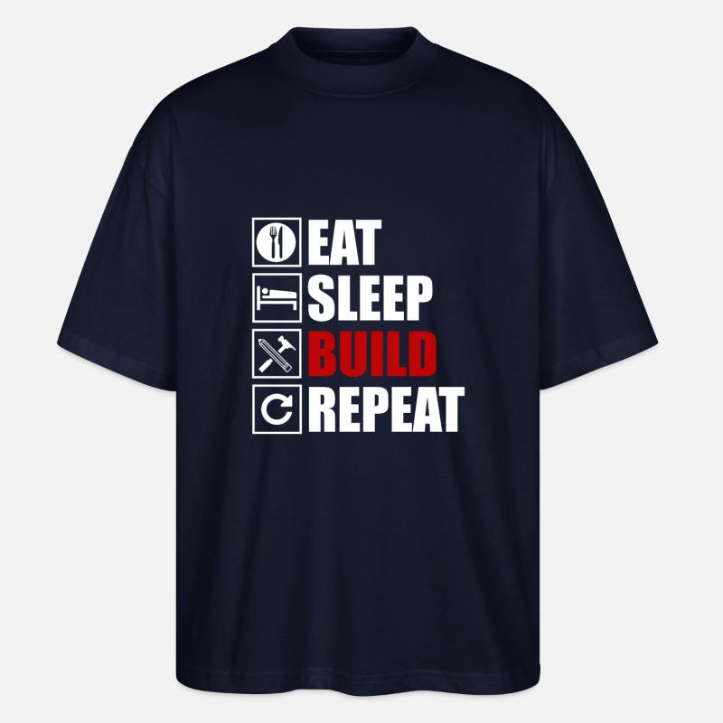 Carpenter & Carpenter - Stanley/Stella Oversized Unisex Organic T-shirt Blaster 2.0 - navy