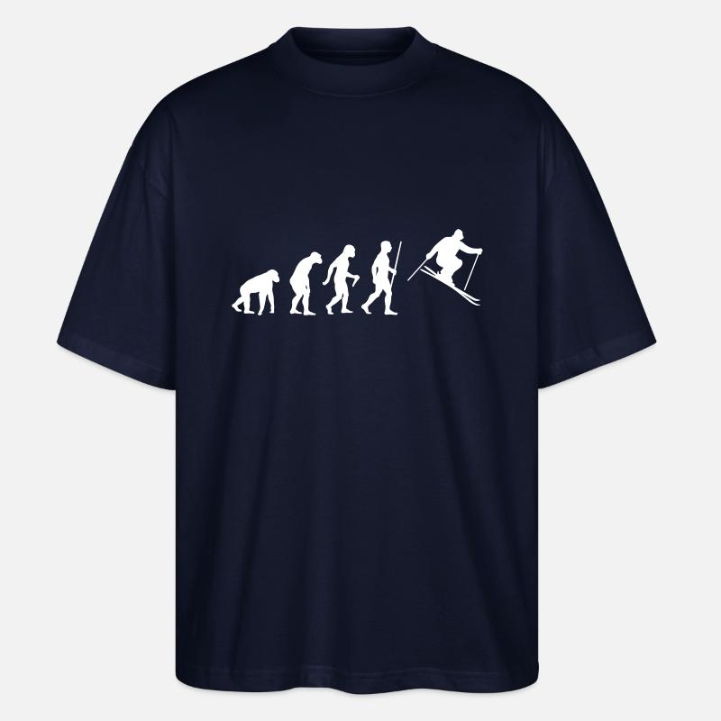 Ski Evolution - Stanley/Stella Oversized Unisex Bio T-Shirt Blaster 2.0 - Navy
