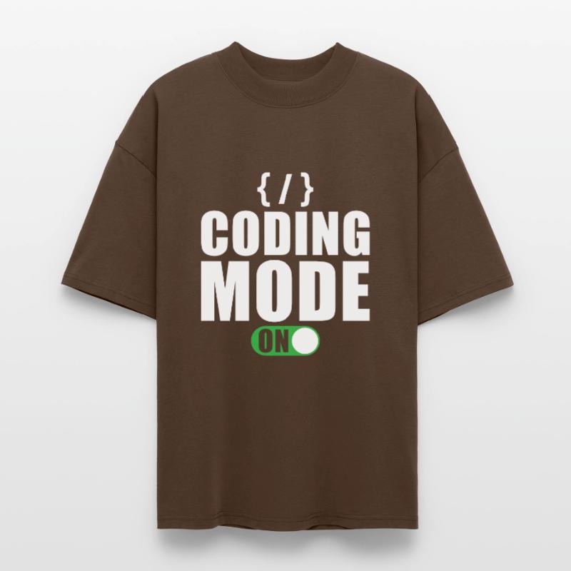 Coder Developer Programmer Gift Stanley/Stella Oversized Unisex Organic T-shirt Blaster 2.0