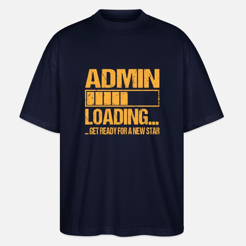 Admin loading Admin Training - Stanley/Stella Oversized Unisex Organic T-shirt Blaster 2.0 - navy