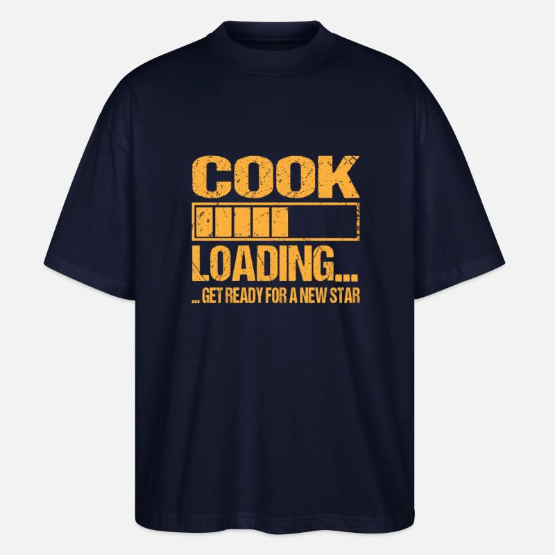 Chef loading Cook Training - Stanley/Stella Oversized Unisex Organic T-shirt Blaster 2.0 - navy