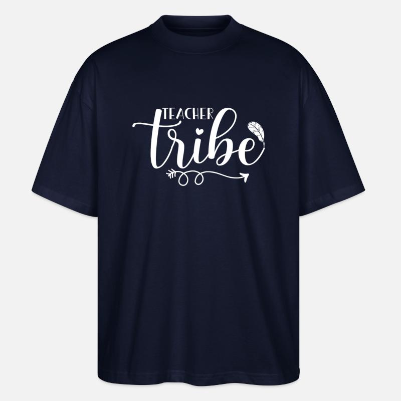 Conception de groupes d’enseignants - T-shirt bio Blaster 2.0 coupe oversize Stanley/Stella Unisexe - marine