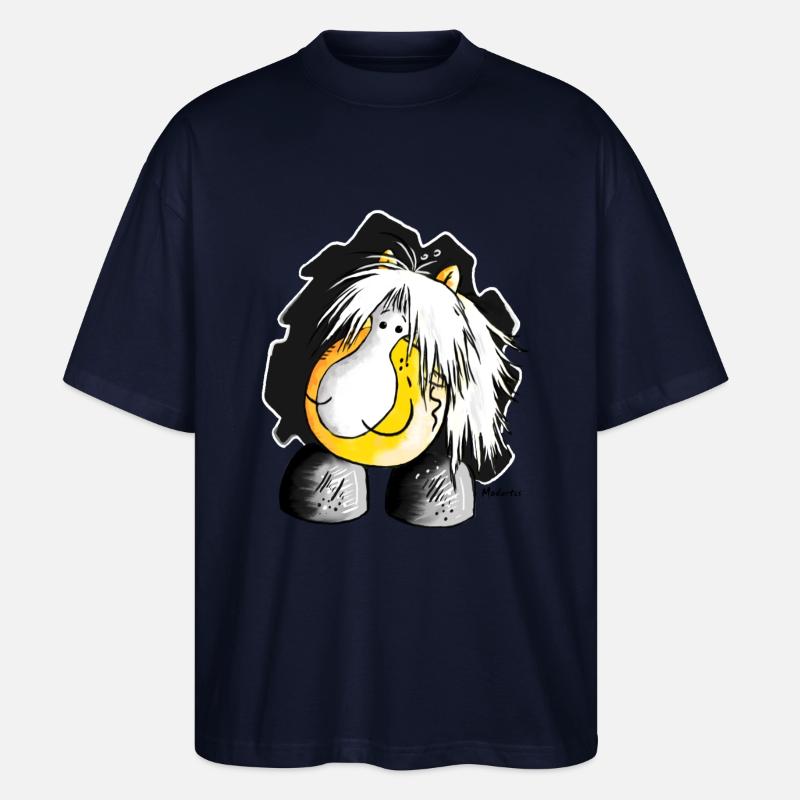 Haflinger - Avelignese - Cheval - T-shirt bio Blaster 2.0 coupe oversize Stanley/Stella Unisexe - marine