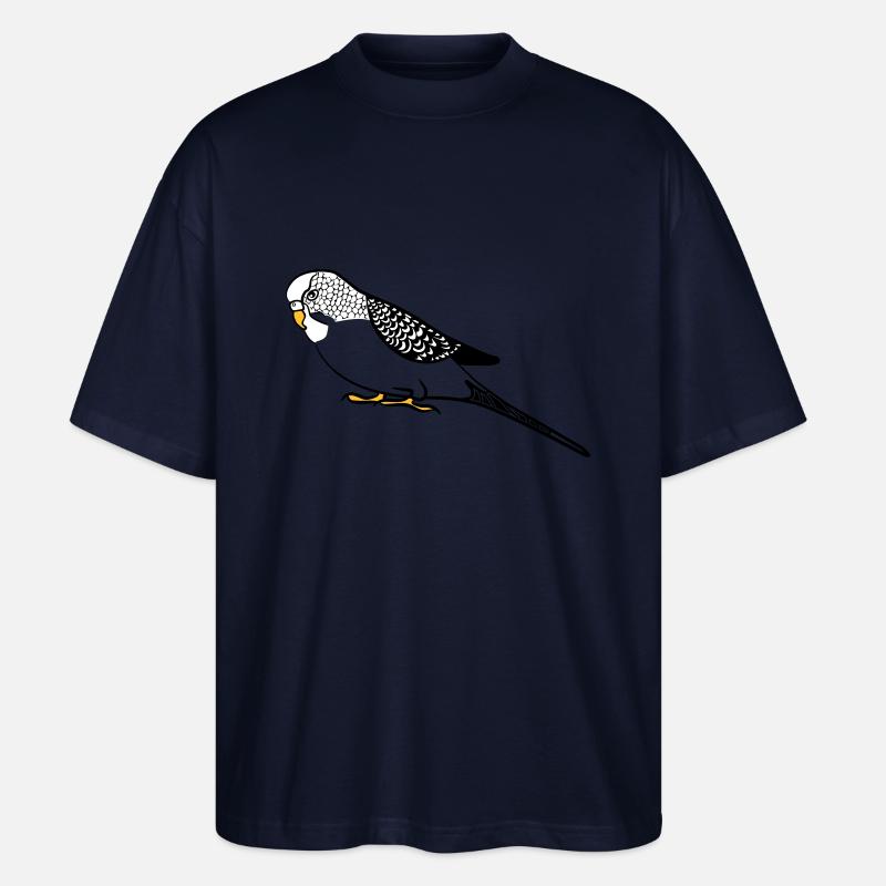 perruche - T-shirt bio Blaster 2.0 coupe oversize Stanley/Stella Unisexe - marine