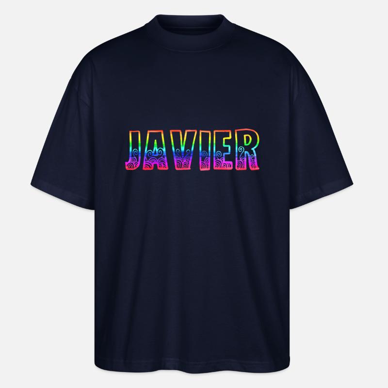 javier rs regenbogen - Stanley/Stella Oversized Unisex Bio T-Shirt Blaster 2.0 - Navy
