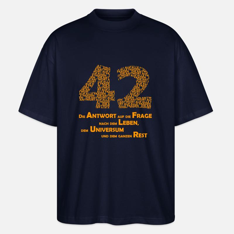 LA réponse - 42 - T-shirt bio Blaster 2.0 coupe oversize Stanley/Stella Unisexe - marine