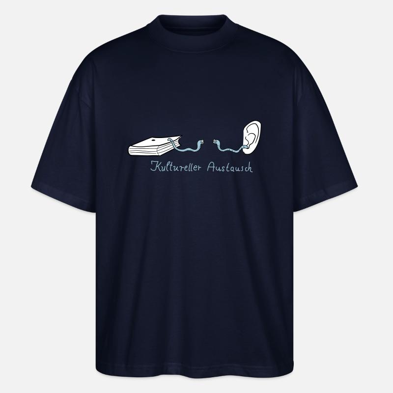 Kultureller Austausch - Stanley/Stella Oversized Unisex Bio T-Shirt Blaster 2.0 - Navy