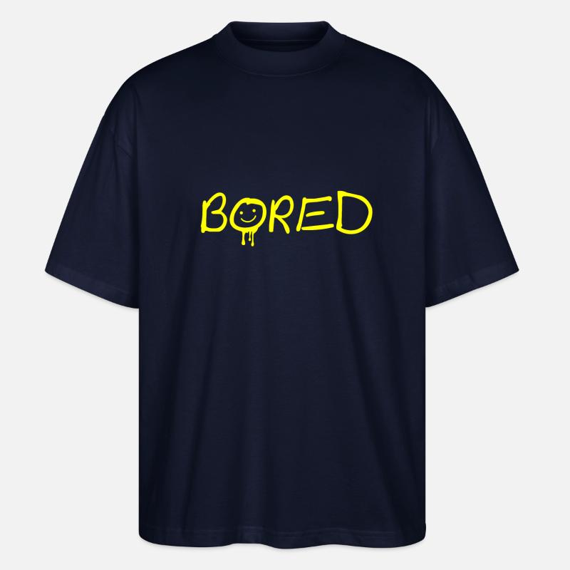 Bored - Stanley/Stella Oversized Unisex Bio T-Shirt Blaster 2.0 - Navy