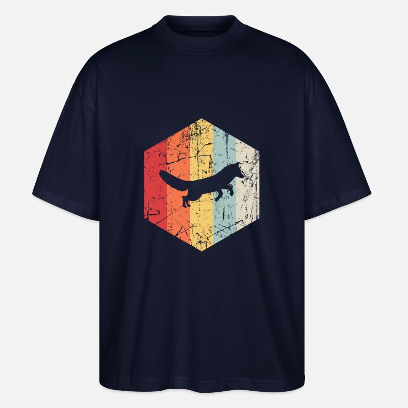 Fuchs - Stanley/Stella Oversized Unisex Bio T-Shirt Blaster 2.0 - Navy