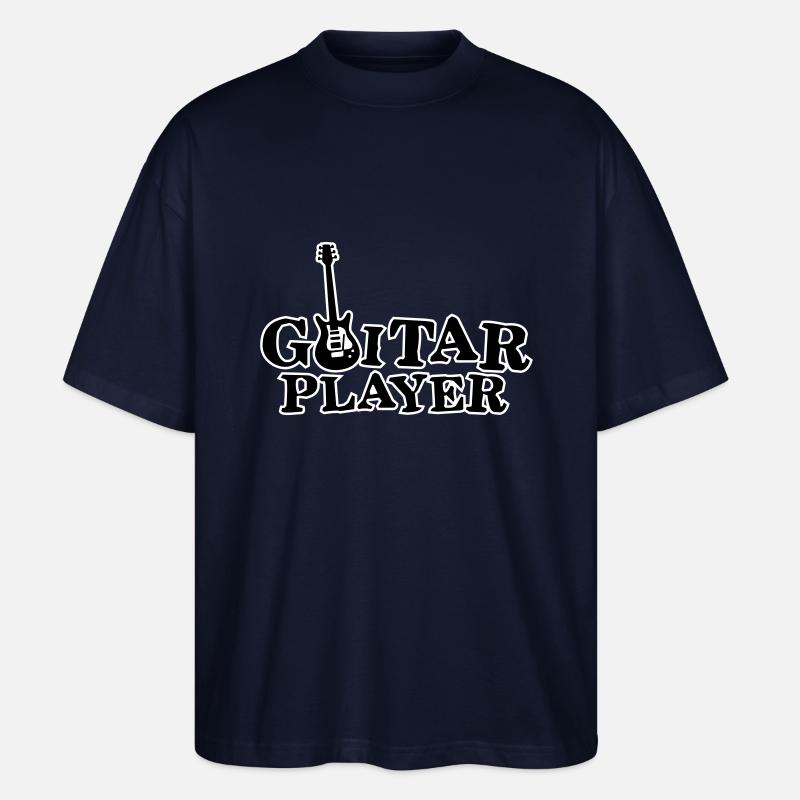 guitar_player_112013_a_2c - Stanley/Stella Oversized Unisex Bio T-Shirt Blaster 2.0 - Navy