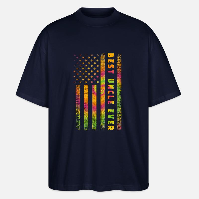 Bester Onkel - Stanley/Stella Oversized Unisex Bio T-Shirt Blaster 2.0 - Navy