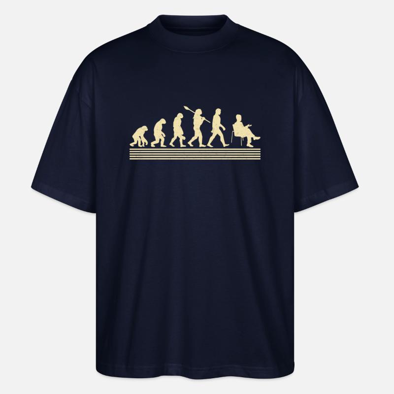 Psychologe Evolution - Stanley/Stella Oversized Unisex Bio T-Shirt Blaster 2.0 - Navy