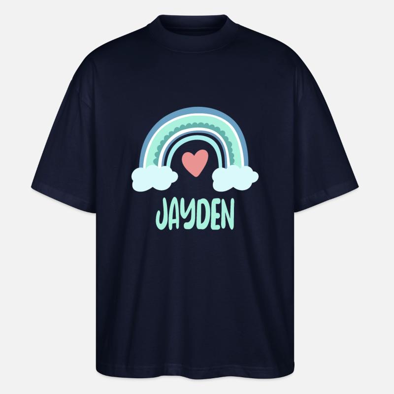 Jayden Nom Rainbow Baby - T-shirt bio Blaster 2.0 coupe oversize Stanley/Stella Unisexe - marine
