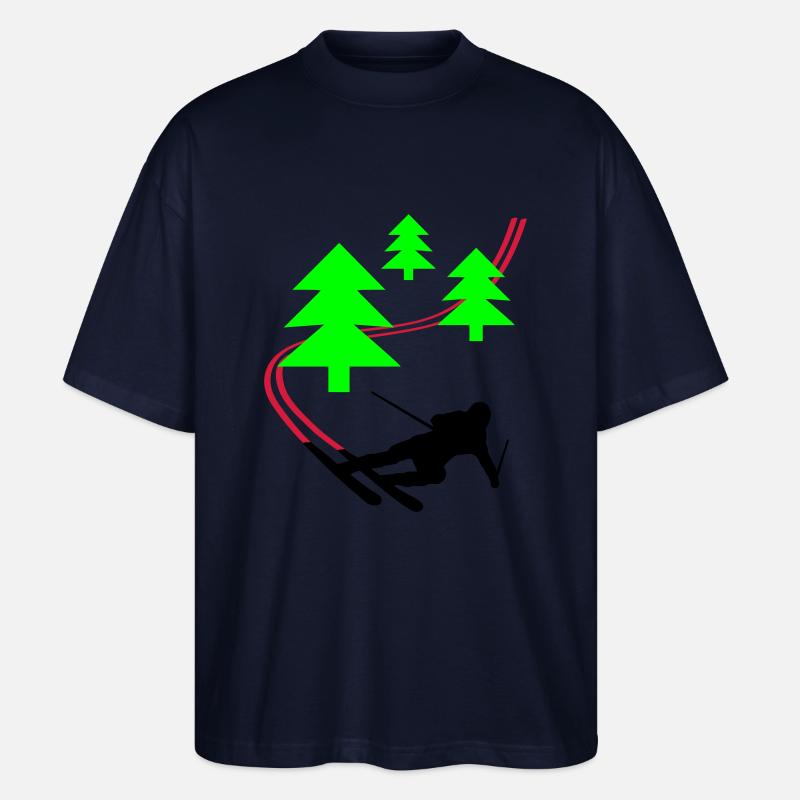 Wald Ski - Stanley/Stella Oversized Unisex Bio T-Shirt Blaster 2.0 - Navy