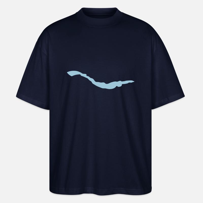 Schwimmflossen Flossenschwimmen flossenschwimme - Stanley/Stella Oversized Unisex Bio T-Shirt Blaster 2.0 - Navy