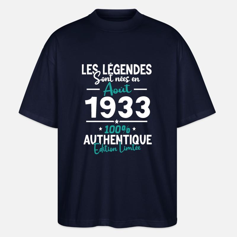 Événement spécial en août - T-shirt bio Blaster 2.0 coupe oversize Stanley/Stella Unisexe - marine