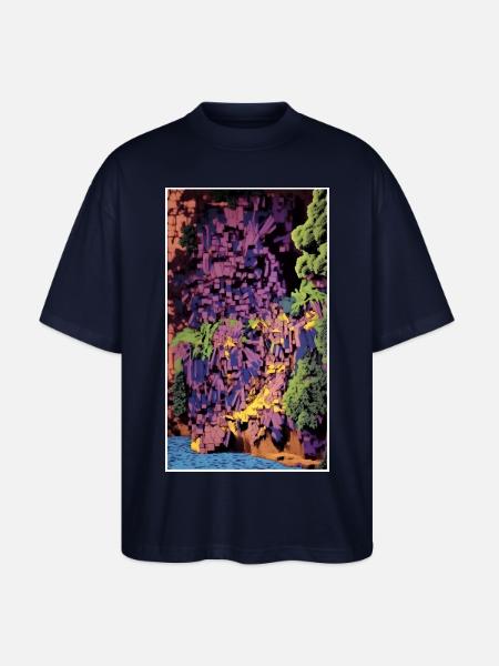 1990 Coast - Stanley/Stella Oversized Unisex Bio T-Shirt Blaster 2.0 - Navy