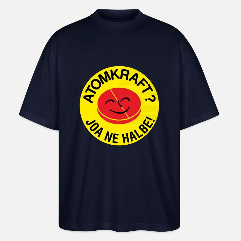 Halbe Atomkraft - Stanley/Stella Oversized Unisex Bio T-Shirt Blaster 2.0 - Navy