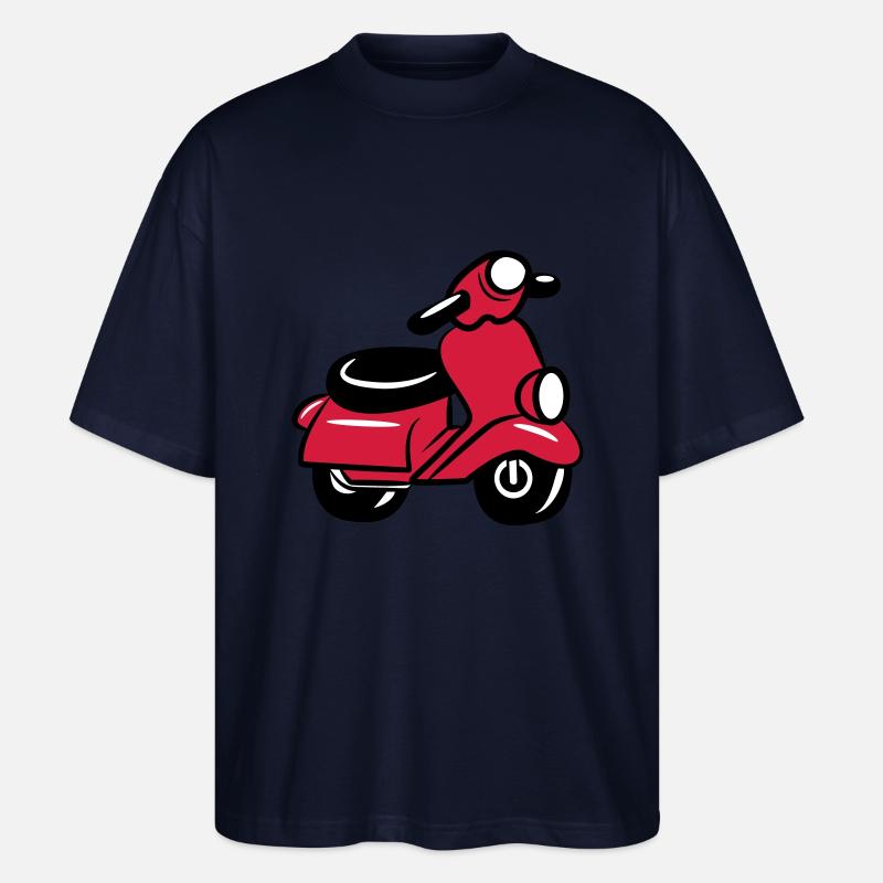motorroller suess - T-shirt bio Blaster 2.0 coupe oversize Stanley/Stella Unisexe - marine