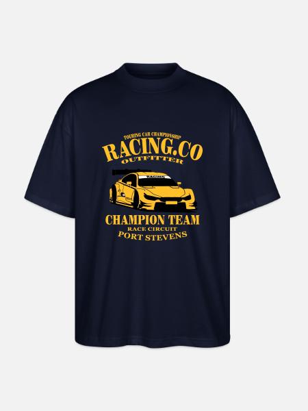 Touring-Car-Racing - Stanley/Stella Oversized Unisex Bio T-Shirt Blaster 2.0 - Navy
