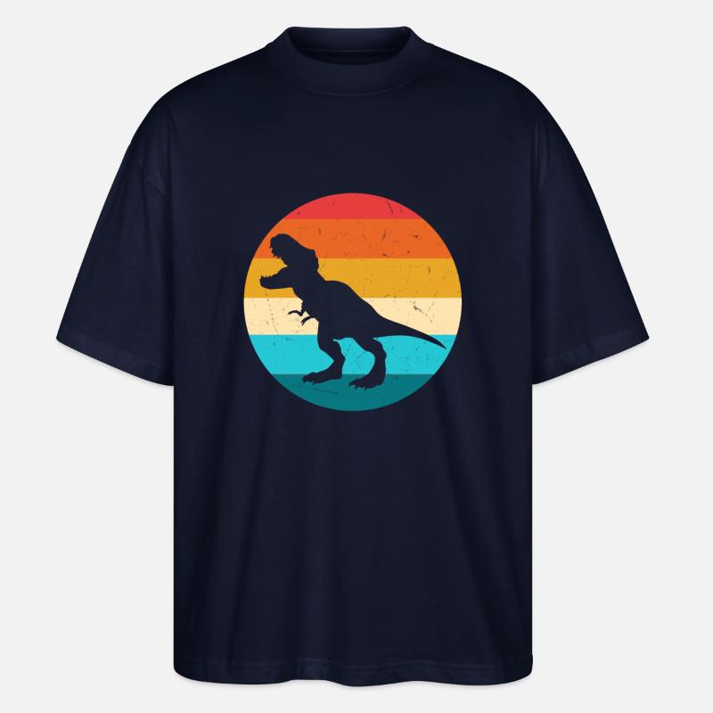 T-Rex - T-shirt bio Blaster 2.0 coupe oversize Stanley/Stella Unisexe - marine