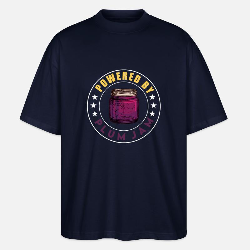 Dicton de purée de prunes - T-shirt bio Blaster 2.0 coupe oversize Stanley/Stella Unisexe - marine