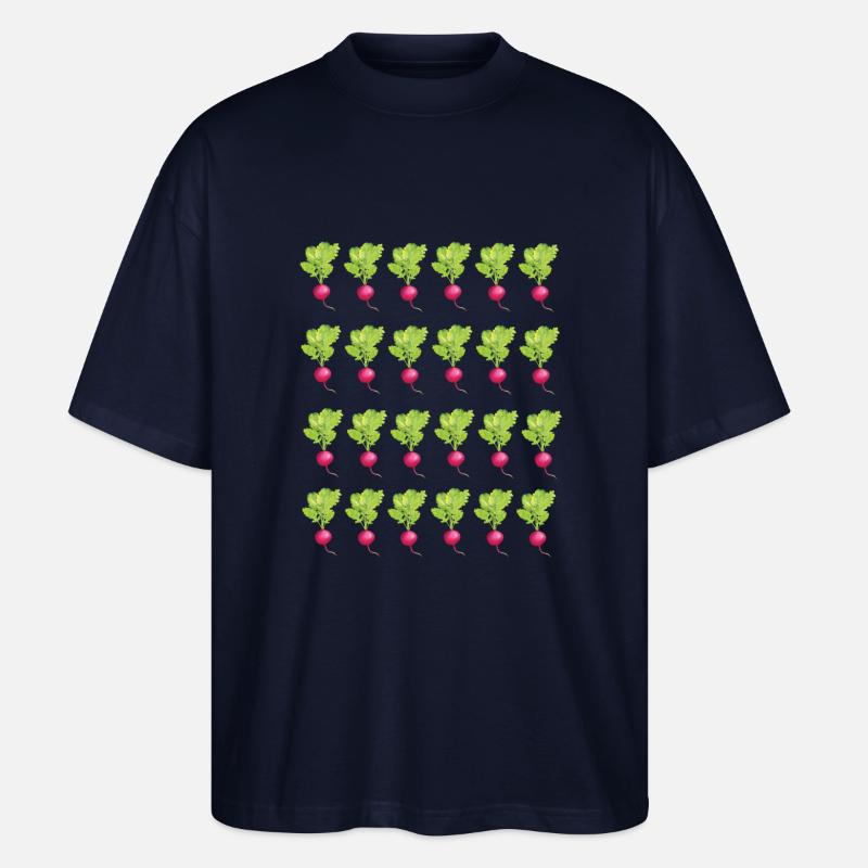 Radieschen - Stanley/Stella Oversized Unisex Bio T-Shirt Blaster 2.0 - Navy