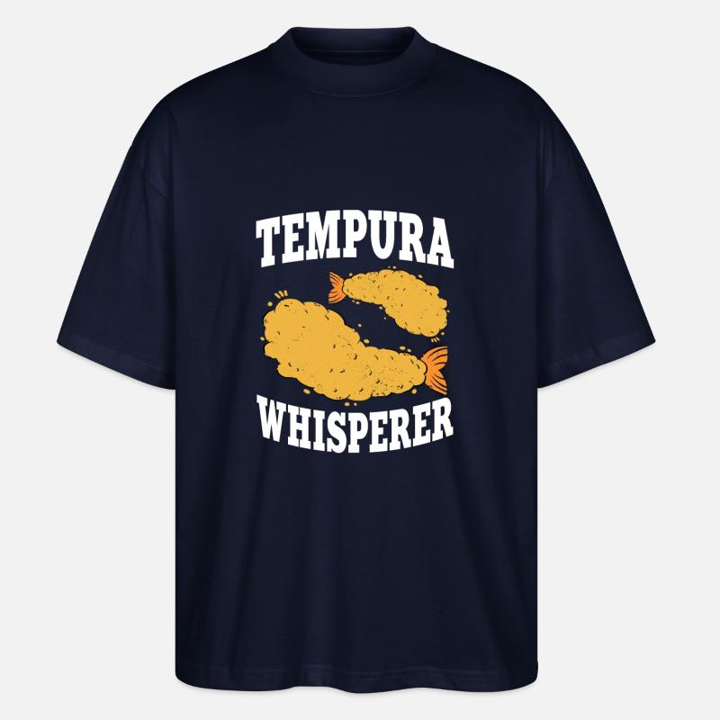 Tempura Flüsterer - Stanley/Stella Oversized Unisex Bio T-Shirt Blaster 2.0 - Navy