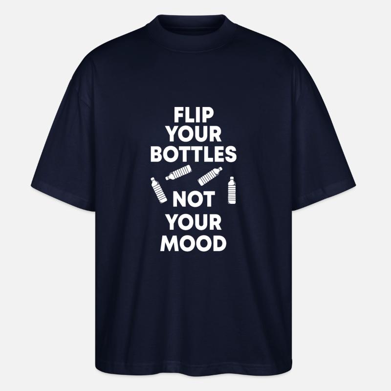 Bottle Flip - Stanley/Stella Oversized Unisex Bio T-Shirt Blaster 2.0 - Navy