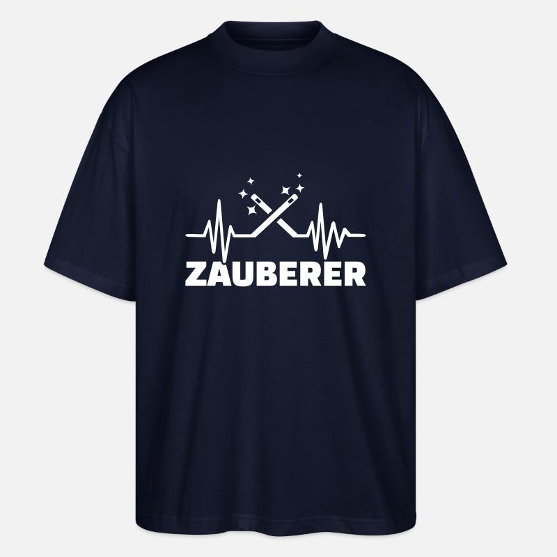 Zauberer - Stanley/Stella Oversized Unisex Bio T-Shirt Blaster 2.0 - Navy