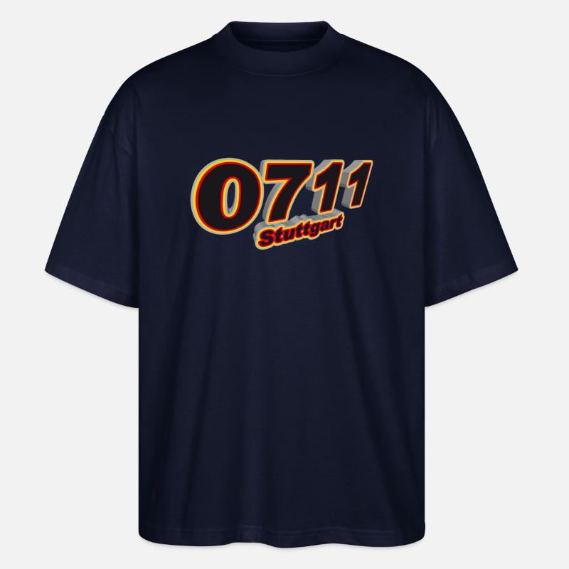0711 Stuttgart - Stanley/Stella Oversized Unisex Bio T-Shirt Blaster 2.0 - Navy