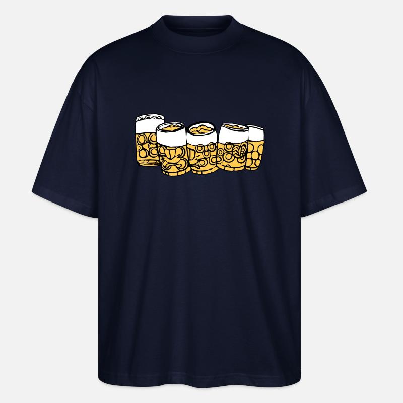 bierkrüge.ai - Stanley/Stella Oversized Unisex Bio T-Shirt Blaster 2.0 - Navy
