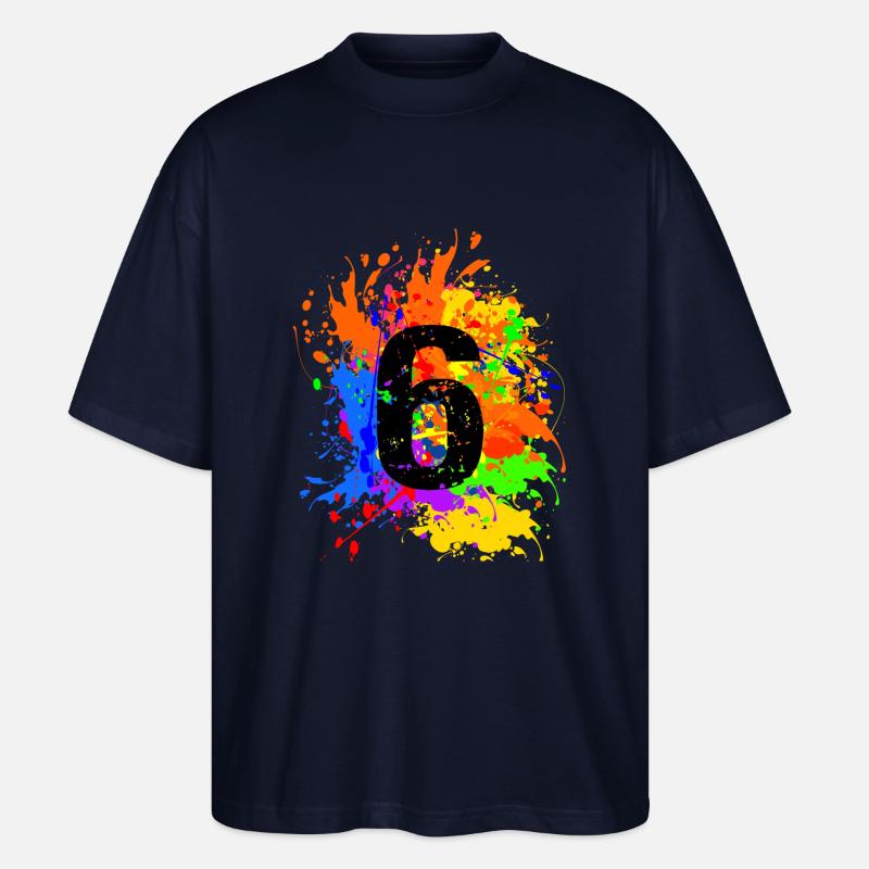 Splash 6 - Stanley/Stella Oversized Unisex Bio T-Shirt Blaster 2.0 - Navy