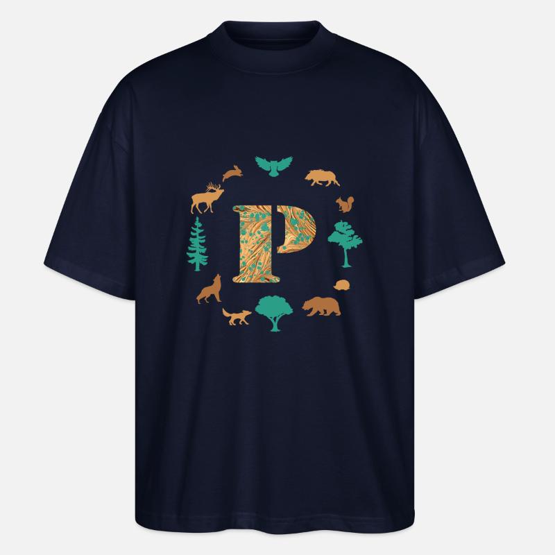 wald e 95 p - Stanley/Stella Oversized Unisex Bio T-Shirt Blaster 2.0 - Navy