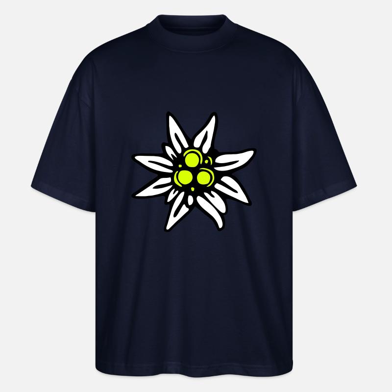 Edelweiss - Stanley/Stella Oversized Unisex Bio T-Shirt Blaster 2.0 - Navy